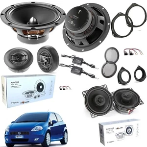 Kit 6 Casse Altoparlanti FOCAL Anteriori e Posteriori per Fiat Grande Punto - Imagen 1 de 24