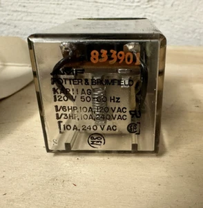 QTY-1 Potter & Brumfield KRP-11AG-120 General Purpose Relay 10A 120V 8Pin - Picture 1 of 5