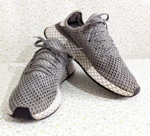 Adidas Originals Deerupt Runner Grey & White Trainers- UK 5.5 Shoes - Picture 1 of 8