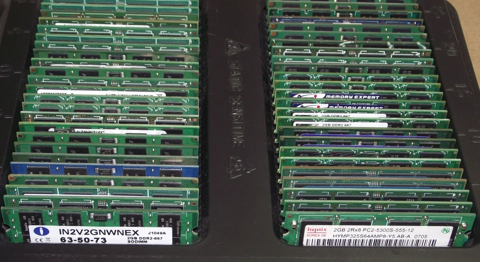 4gb Laptop RAM kit (2 x 2gb) PC2-5300 for Toshiba Satellite A100 A200 A210 A300 - Image 1 of 1