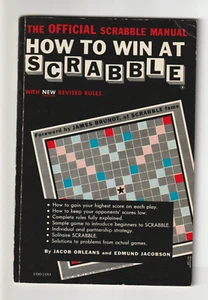 The Official How To Win At Scrabble Manual 1953 - 59 Pages - Orleans & Jacobson - Bild 1 von 2