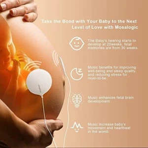 Mosalogic Baby Beule Kopfhörer Schwangerschaft Bauch Lautsprecher Musik spielen für Baby NEU - Bild 1 von 5