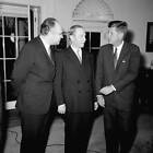 The President United States John Fitzgerald Kennedy during visit S- 1963 Photo