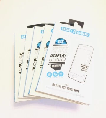 5 Gadget Guard Motorola Moto Z2 Force Tempered Glass Black Ice Screen Protector - Image 1 of 2