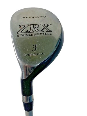 Affinity ZRX Stainless Steel 3 Hybrid Iron Left hand Graphite Intermediate Flex  - Image 1 of 4