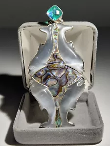 Broche colgante de delfín esterlina Sajen - Imagen 1 de 2