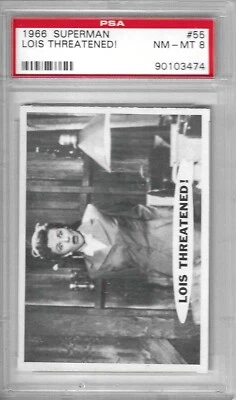 1966 The Adventures of Superman Card #55 - Picture Puzzle - Reduced - NM-MT 8 - Image 1 of 2
