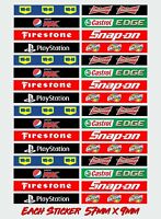 16mm Details about   Scalextric/Slot Car Vintage Style Race Number Sticker Decals 