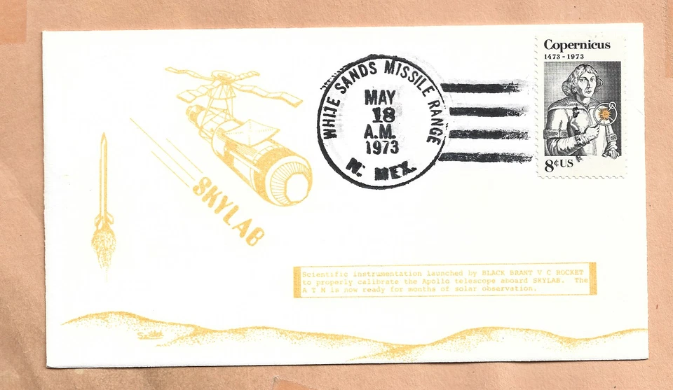 MISIL LANZAMIENTO SKYLAB BLACK BRANT 18 DE MAYO 1973 WHITE SANDS 10 DE 200 SPACE NASA Foto 1 de 1