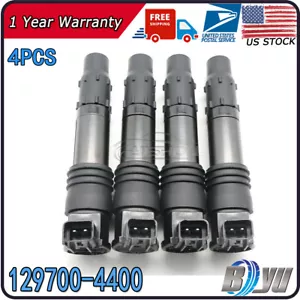 4PCS NEW 129700-4400 Ignition Coils Packs Fits For Suzuki Hayabusa GSX1300R US - Bild 1 von 12