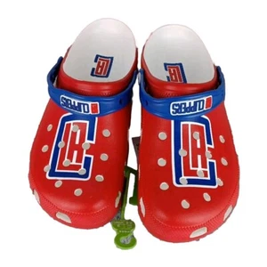 Crocs NBA LA Clippers Classic Clogs Size M11 208863-425 NWT - Picture 1 of 15