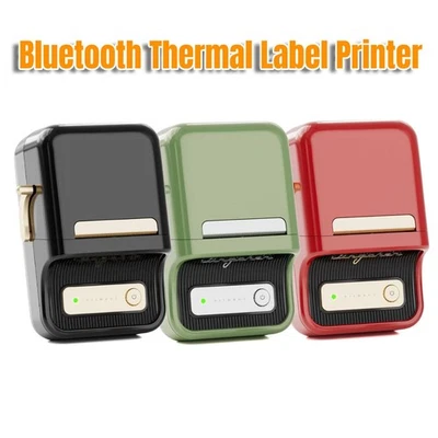 Bluetooth Thermal Label Printer Shipping Address Desktop Label Maker 50x30mm - Image 1 of 4