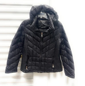 Calvin Klein Jacket Womens bubble Puffer coat XL Black Flaws - Picture 1 of 7