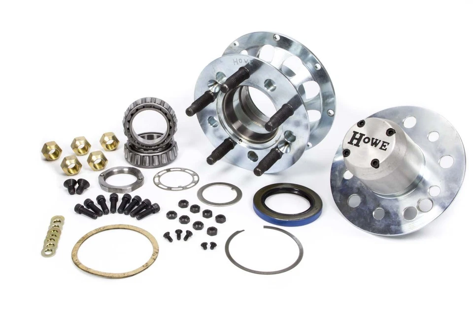 Howe Steel 5x5 Rear Wheel Hub 8x7 Rotor Bolt Pattern PressIn Studs Plated Finish - Image 1 of 4