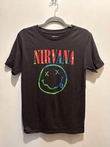 Nirvana Black T Shirt Size Medium - Picture 1 of 7