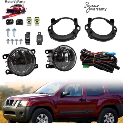 For 2010-2019 Nissan Frontier Bumper Fog Lights 2005-2015 Nissan Xterra w/Wiring - Image 1 of 4