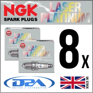 8x NGK SPMR8A6HDG Laser Platinum Spark Plugs For FERRARI CALIFORNIA 4.3 09>14 - Picture 1 of 1