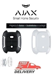 Staffa supporto Ajax per fissare pulsante o doppio pulsante su superfici NERO o BIANCO NUOVO - Foto 1 di 1