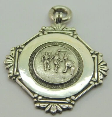 Vintage Solid Silver Fob Medal, Birmingham 1946, By Thomas Fattorini . - Image 1 of 4