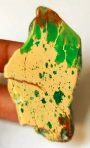 AAA+ 121 ct. pietra preziosa grezza sfusa verde naturale Arizona turchese non trattata - Foto 1 di 7