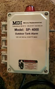 NEW OUTDOOR HIGH WATER SUMP PUMP & SEPTIC ALARM INDOOR OUTDOOR WATER PROOF - Picture 1 of 8