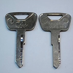2 Un-cut Key Blanks DL Dominion HD34 Honda Motorcycles Code Series 734658-766541 - Picture 1 of 1