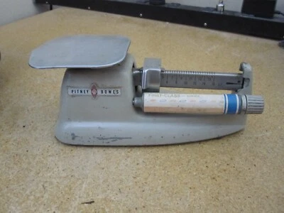 Viga de equilibrio mecánica Pitney Bowes de colección escala postal 16 onzas hecha en EE. UU.  Foto 1 de 4