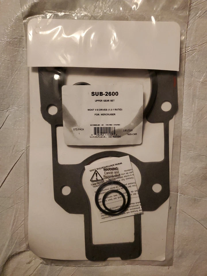  OEM Mercruiser Outboard Sub-2600 upper gear set fits most V-8 Drives - Image 1 of 2