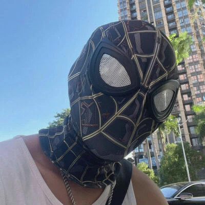 2021 Spider-man No Way Home Mask Spiderman Hood Cosplay Costumes Halloween Props - Image 1 of 4