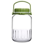 Pasabahce Clear Glass Food Jar Preserve Airtight Container Storage Lid 3L 4L 5L
