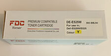 Premium Yellow Compatible Toner Cartridge 593-BBLV for Dell E525W E525 Printer