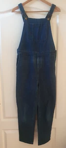 Seasalt Metalcraft Bib and Brace Blue Denim Dungarees Artists Studio UK 8 - Picture 1 of 12