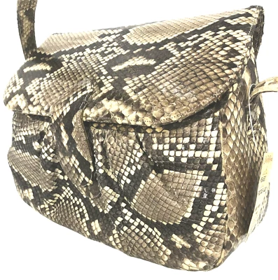 Bolso de mano Judith Leiber piel de serpiente día noche bandolera de hombro vintage gyuh Foto 1 de 4