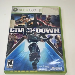 Crackdown (Microsoft Xbox 360, 2007) Complete W/ Map Tested Works - Picture 1 of 5