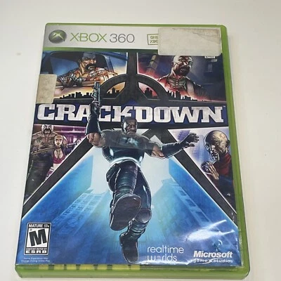 Crackdown (Microsoft Xbox 360, 2007) Complete W/ Map Tested Works - Image 1 of 4