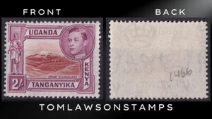 British KUT Sg146a 2/- Lake Brown & Brown-Purple P14 LMM / Cat £85 (01) - Foto 1 di 4