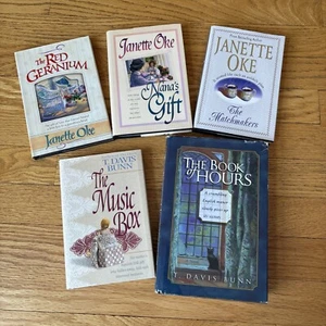 Janette Oke & T Davis Bunn Lot of 5 The Matchmakers The Book Of Hours MINT! - Picture 1 of 15