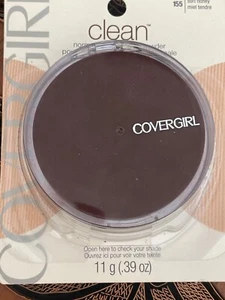 ORIGINAL CoverGirl Clean Normal Skin Pressed Powder 155 SOFT HONEY - Picture 1 of 2