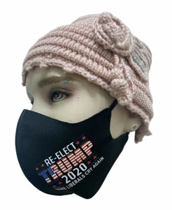 Maschera viso moda RE-ELECT TRUMP 2020 MAKE LIBERALS CRY AGAIN maschera - Foto 1 di 5