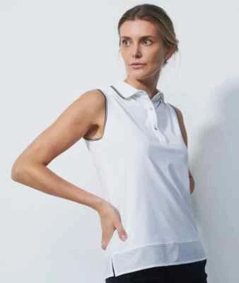 DEPORTES DIARIOS MUJER Corina Polo GOLF PEQUEÑO BLANCO NUEVO CON ETIQUETAS NUEVO 443/145 Foto 1 de 4