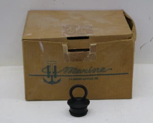 TH Marine Fishing Boat Livewell Baitwell 1-1/2" Vinyl Push In Drain Plug #PP-150 - Picture 1 of 3