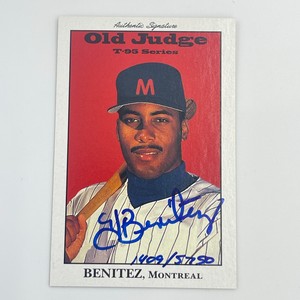 Yamil Benitez autographed Baseball Card 1995 Signature Rookies Old Judge T-95 #6