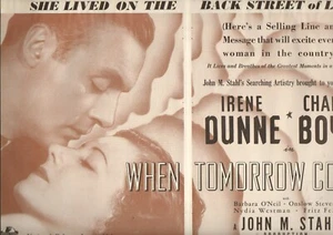 Filmwerbung von Motion Picture Herald 1939 - Wenn morgen kommt-----67 - Bild 1 von 1