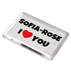 FRIDGE MAGNET - Sofia-Rose - I Love You - Name Gift