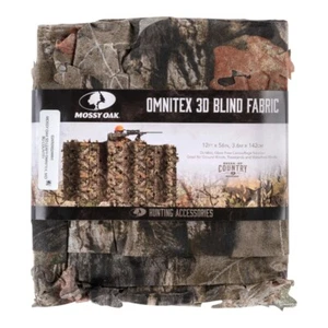 3D Leaf Omnitex Camo Net Ground Blind Material Unisex Hunting Lightweight New - Picture 1 of 10