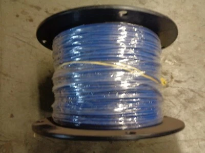 CARRETE DE 1000 PIES DE CABLE AZUL 14 AWG, 600 V Foto 1 de 2