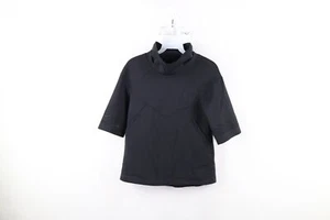 Ivivva Lululemon Girls Size 8 Short Sleeve Vented Neoprene Mock Neck T-Shirt - Picture 1 of 12