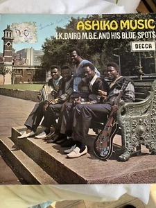 12” I. K. DAIRO & HIS BLUE SPOTS ASHIKO MUSIC VERY RARE ALBUM DECCA WAPS-33 JUJU - Picture 1 of 14