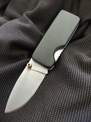 Navaja de bolsillo Rite-Edge negra con clip para dinero plegable con bloqueo - ¡Envío el mismo día! Foto 1 de 4