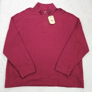 Tommy Bahama Rhumba 1/4 Zip Langarm Pullover Sweatshirt Herren Gr. 2XL - Bild 1 von 14
